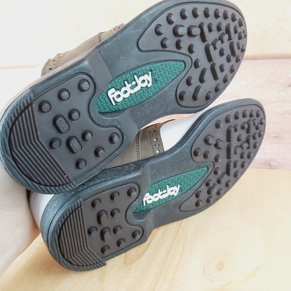 𝅺FOOTJOY faux leather golf shoes size 4 M - Picture 12 of 12